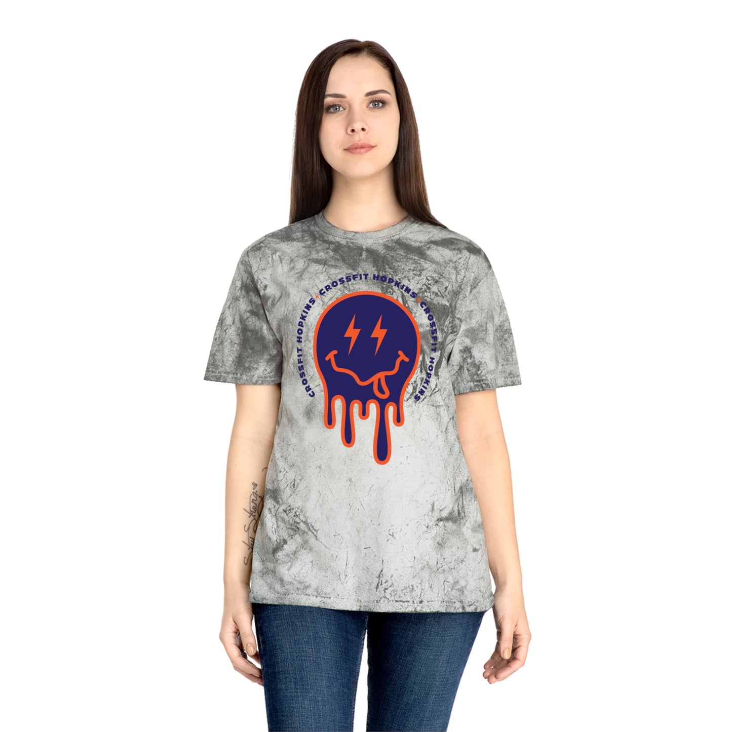 CFHK Melting Face |Unisex Color Blast T-Shirt