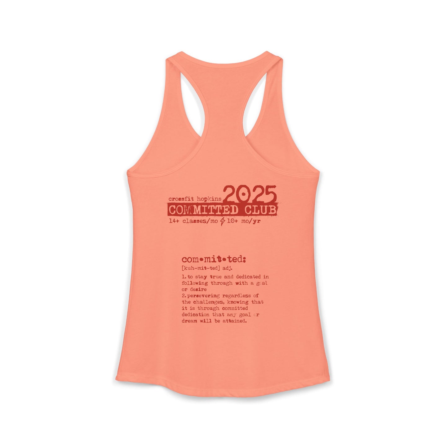 CFHK Committed Club 2025 | Women's Racerback Tank