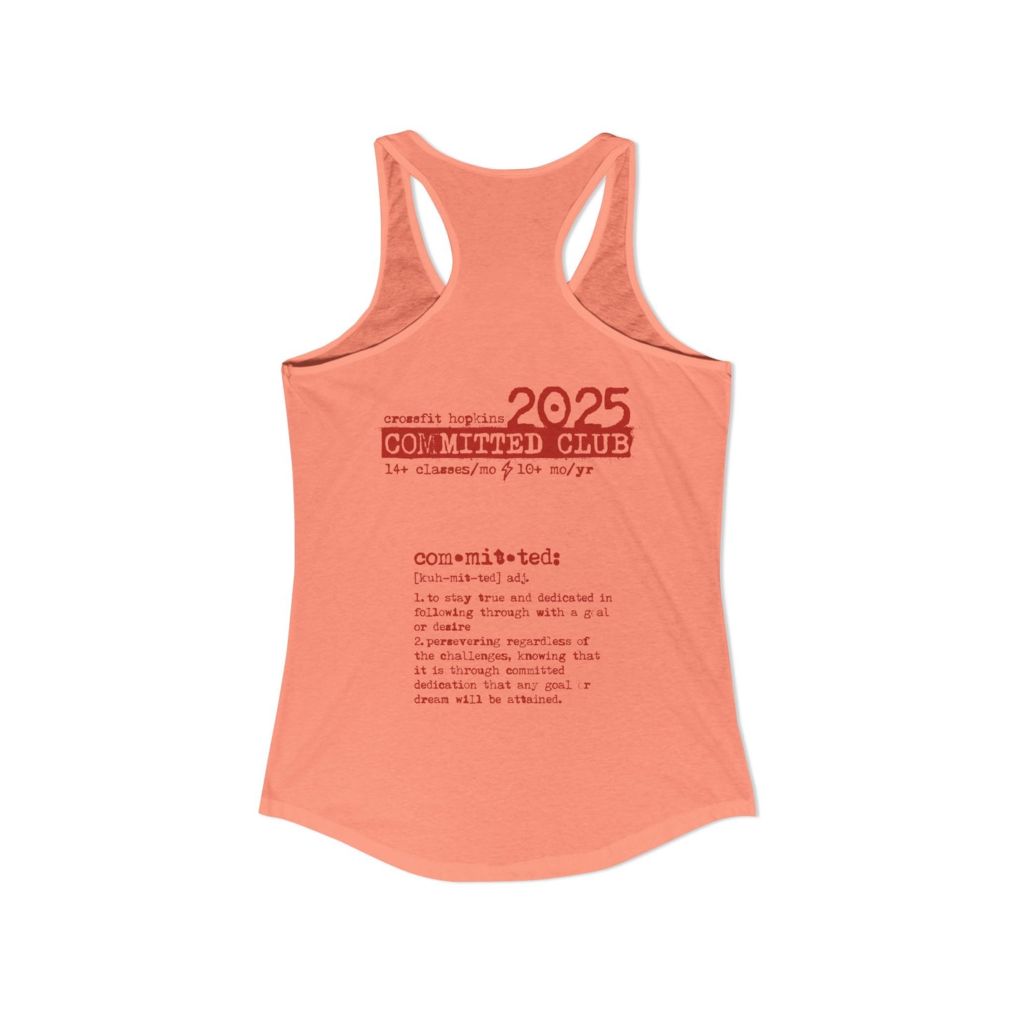CFHK Committed Club 2025 | Women's Racerback Tank