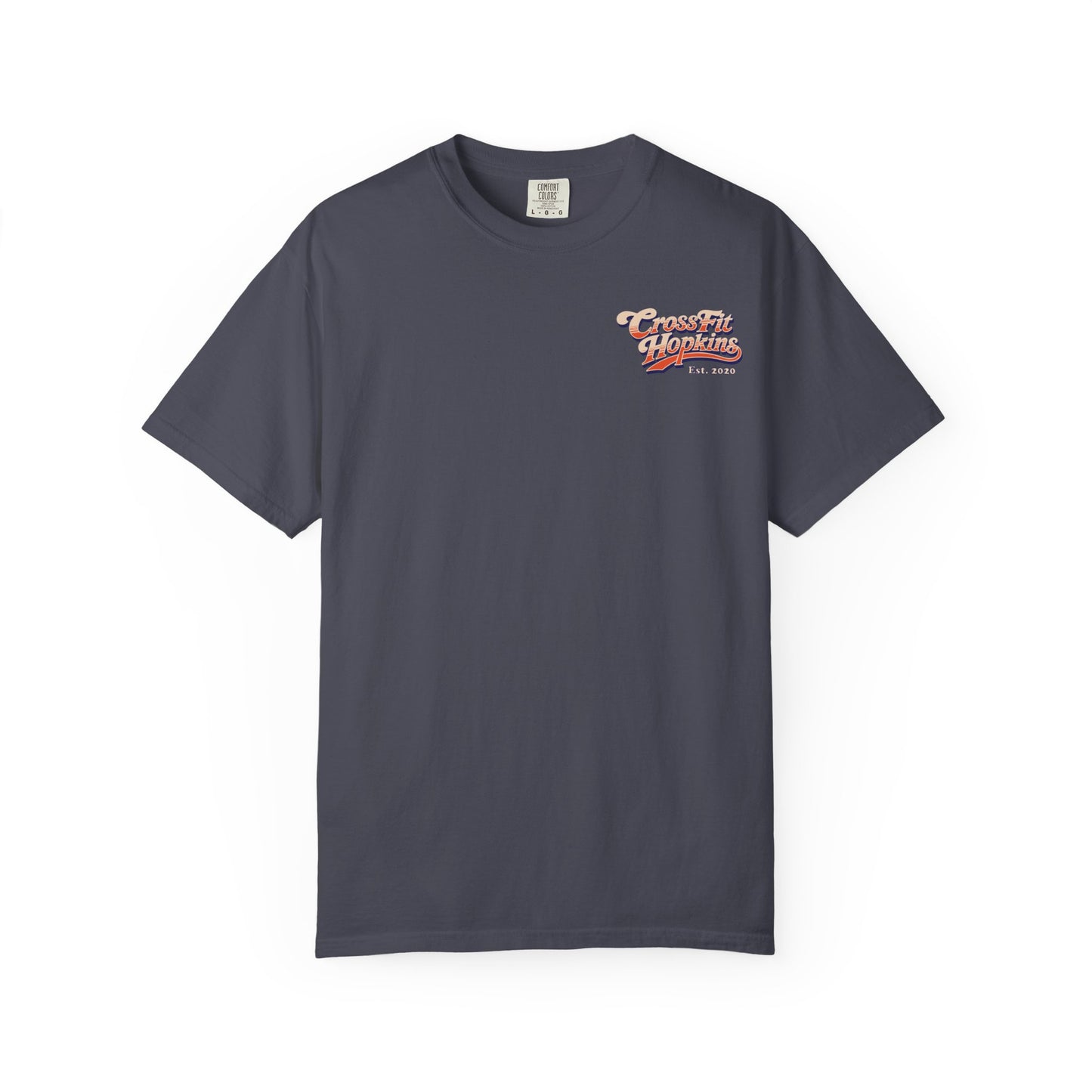CrossFit Hopkins Referral T‑Shirt — “Where Everybody Knows Your Name” Retro Gym Tee