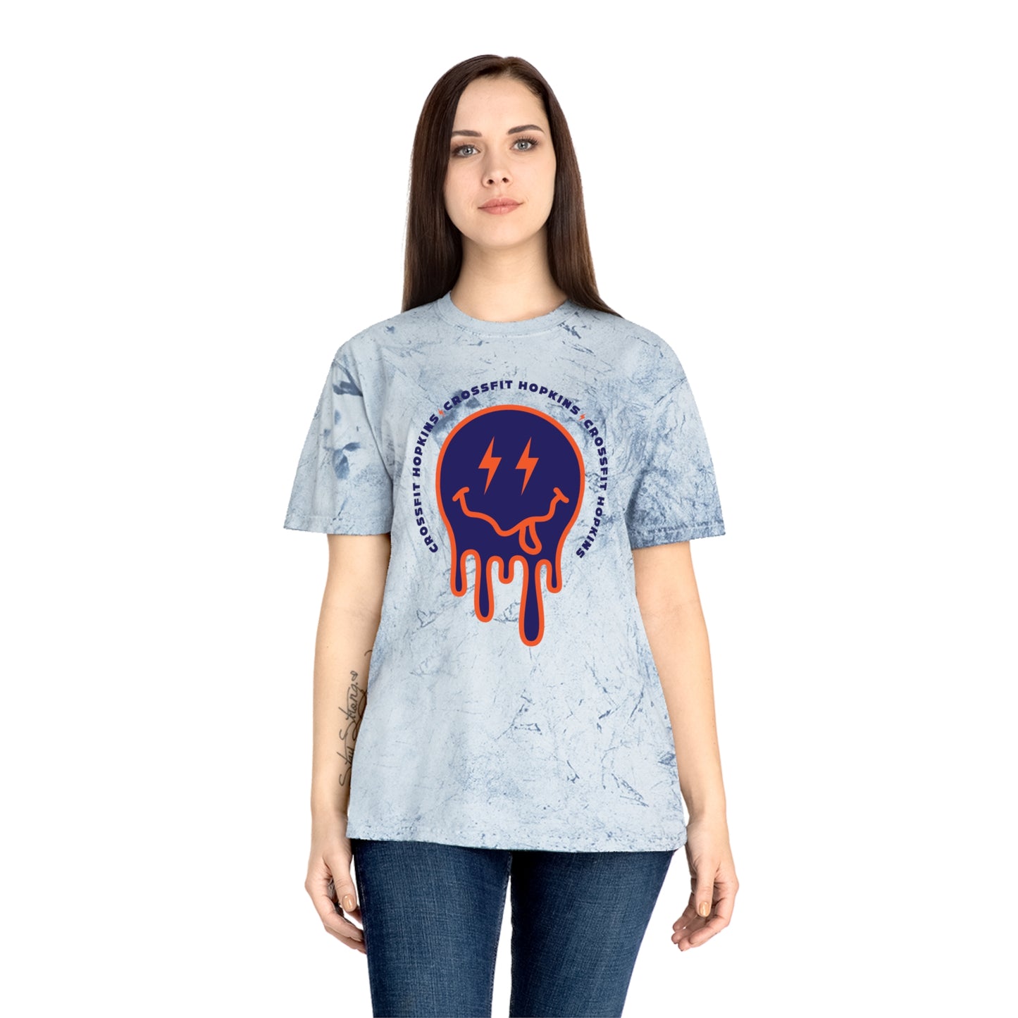 CFHK Melting Face |Unisex Color Blast T-Shirt